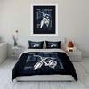 Biancheria da letto con design grafico stile BMX Street Set Copripiumino Copripiumino Federe  (1*Copripiumino 2*Federe, senza piumino)