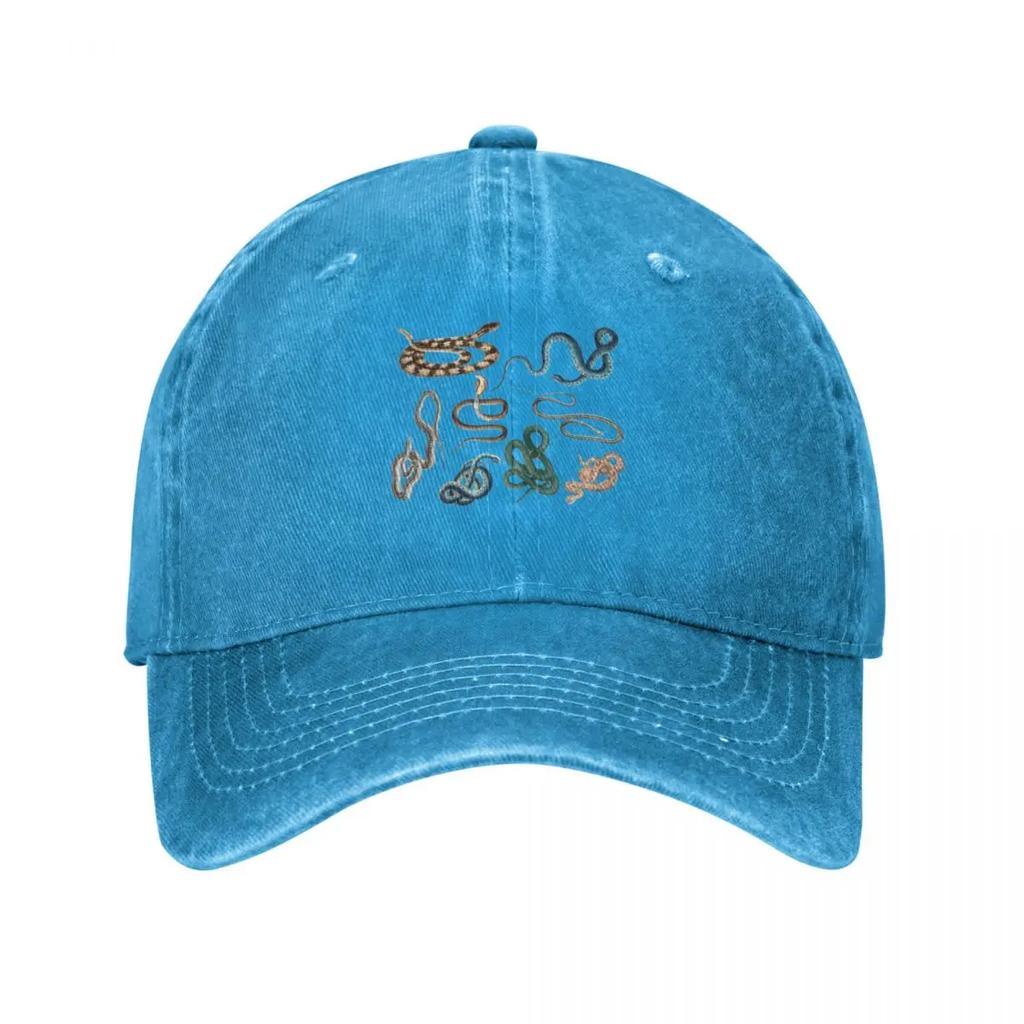Group of coiled snakes Baseball Cap Unisex hat western Hat custom Hat Military Cap Unisex Unisexs Baseball Womens