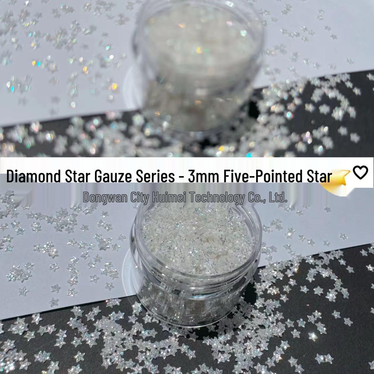 DIY Glitter Powder: Diamond Star Butterfly Sequins & Irregular Silk Stars 20 ml (minor shedding is normal)