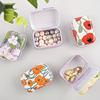 20Pack Mini Metal Tin Trinket Boxes,Small Jewelry Storage with Lids,Decorative Flower Pattern,No Electricity Needed Featherless,Durable Metal Material