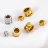 20pcs Multi Shape Stainless Steel Spacer Loose Bead Big Hole Beads Bamboo Charm Pendant for Bracelet Necklace DIY Jewelry Making