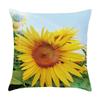 Luxury Home Decor Pillow Cover Living Room Sofa Cushion Cover Oil Painting Sunflower Photo Pattern Cushion Cover