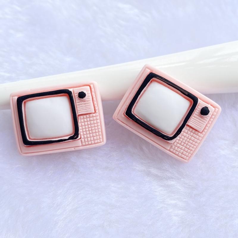 10Pcs Kawaii Cute Mixed Mini Retro Gadgets Flat Back Resin Cabochons Scrapbooking DIY Jewelry Craft Decoration Accessories  E26