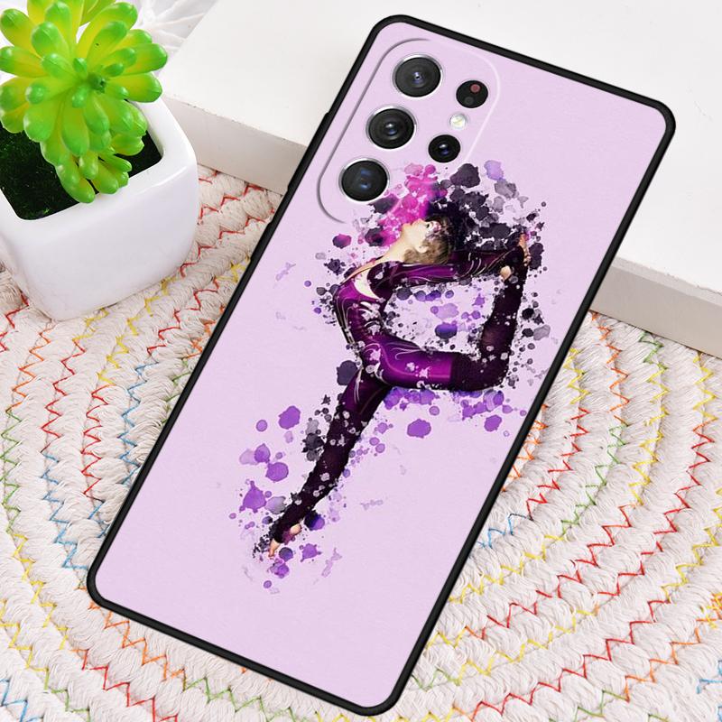 Dance Gymnastics Phone Case for Samsung Galaxy note 10 pro S26 Ultra S23 S24 FE S25 S21 S22 PLUS shockproof Cover