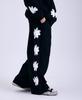 MISTER CHILD Spray Flower Sweatpants Black