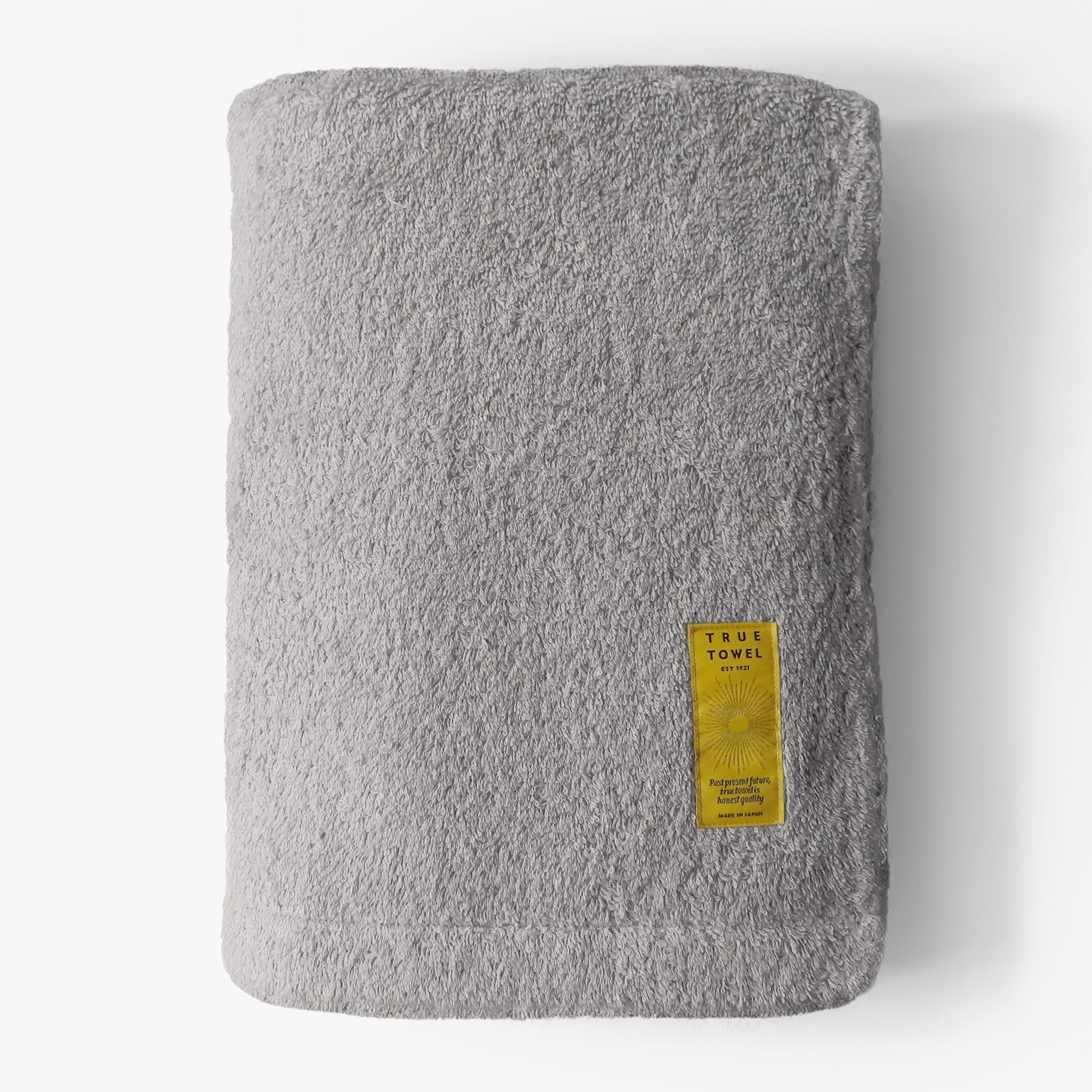 

TRUE TOWEL classic SUGOI bath towel, high-quality Imabari towel (gray)