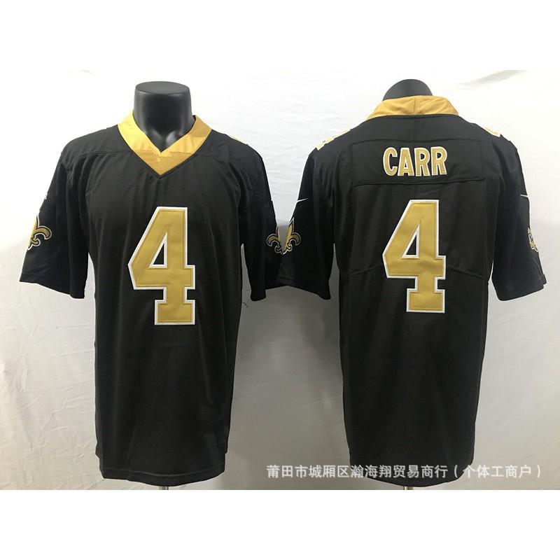 Saints Football Jersey Embroidered American Shirt Unisex Sports Top Breathable Team Game Wear