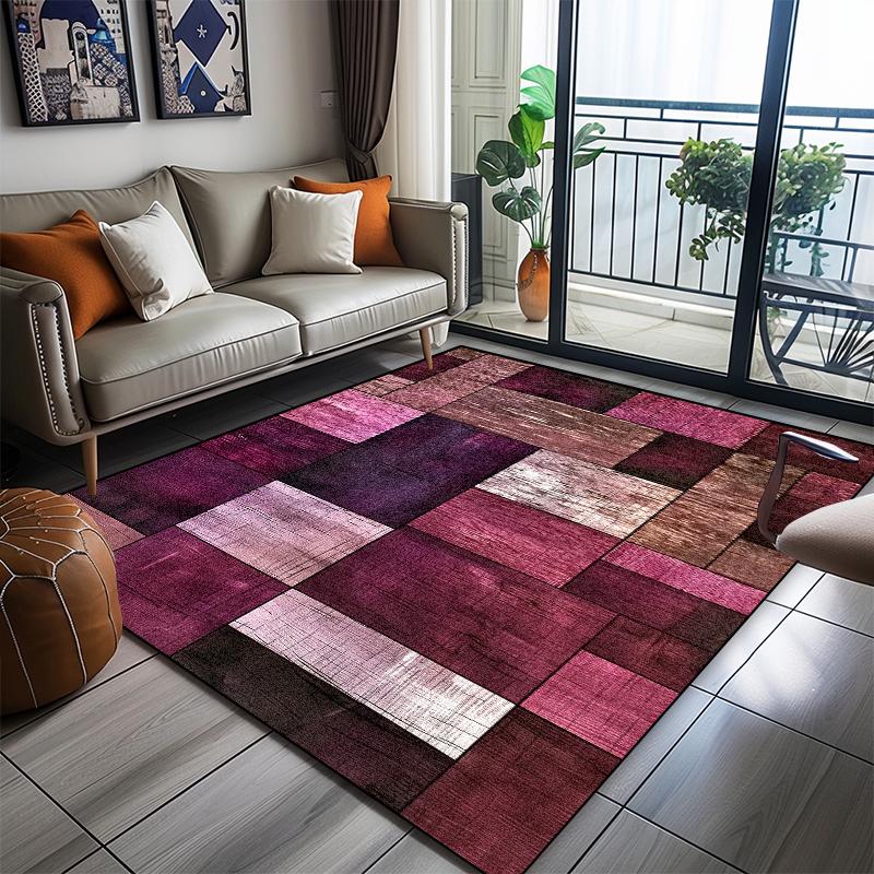 Modern Geometric Carpet Living Room Abstract Decoration Home Sofa Washable Big Size Rugs Bedroom Cloakroom Non-slip Floor Mats