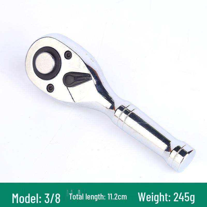 72-Tooth Quick Ratchet Wrench: Large, Medium, Small Bi-directional Socket Head for Auto Repair
