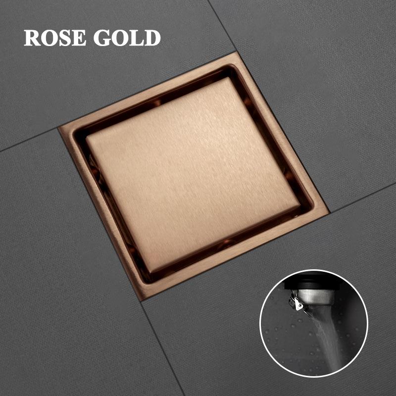 Floor Drain Invisible 304 Stainless Steel Tile Dual-Use Bathroom Shower Room Anti-Odor Anti-Bug Floor Drain Core