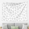 Leopard Print  Silver Gray And White Tapestry Decor Art Aesthetic Tapestries Living Room Bedroom Home Wall Cloth Wall Hanging