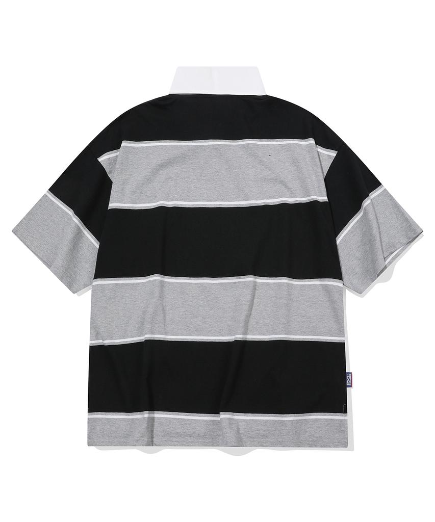SPORT CHAMBER Sc Flash Rugby T-Shirt (Black)