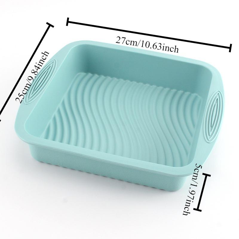 BEPAN 1PC Household Baking Cake Square Silicone Baking Pan Mousse Silicone Cake Pan Bread Mould Kitchen Baking Tools