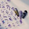 TENSOR Matte Crushed Glass & Little Snake Series Self-Adhesive Nail Stickers M900