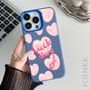 Luxury Love Heart Silver Phone Case For Samsung Galaxy S25 S24 Ultra  S23 S22 FE S21 S20 Ultra Plus FE A25 A35 A55 5G Cover