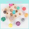 Number Children Wooden And Counts Mushroom Toys For Early Math Logic Skills