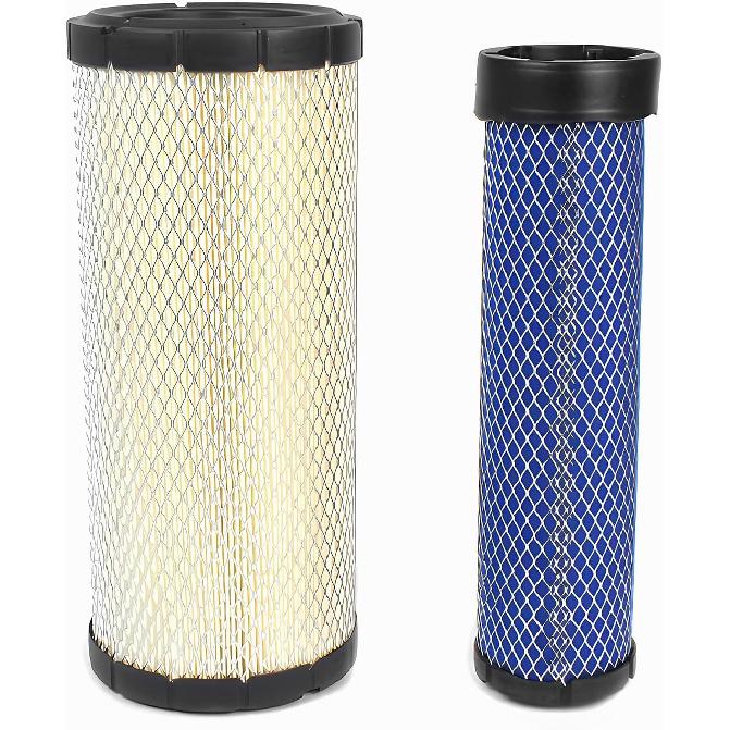 ca9246 Air Filter Kit P822768 P822769 Compatible with Donaldson Baldwin Air Filter RE68048 + RE68049, AF25553, AF25554, LAF8143, 46489, CA9246,