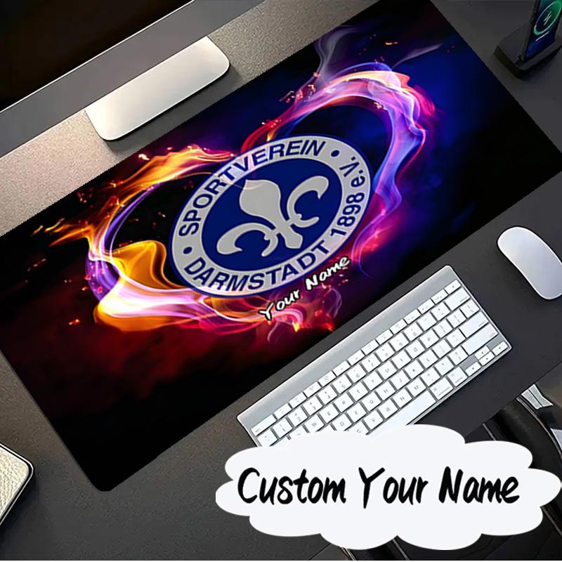 Custom Name Mouse pad Sport Darmstadt Mouse pad, Gaming Mouse Pad, keyboard pad, Desk Decor for computer notebook Fan Birthday Gift