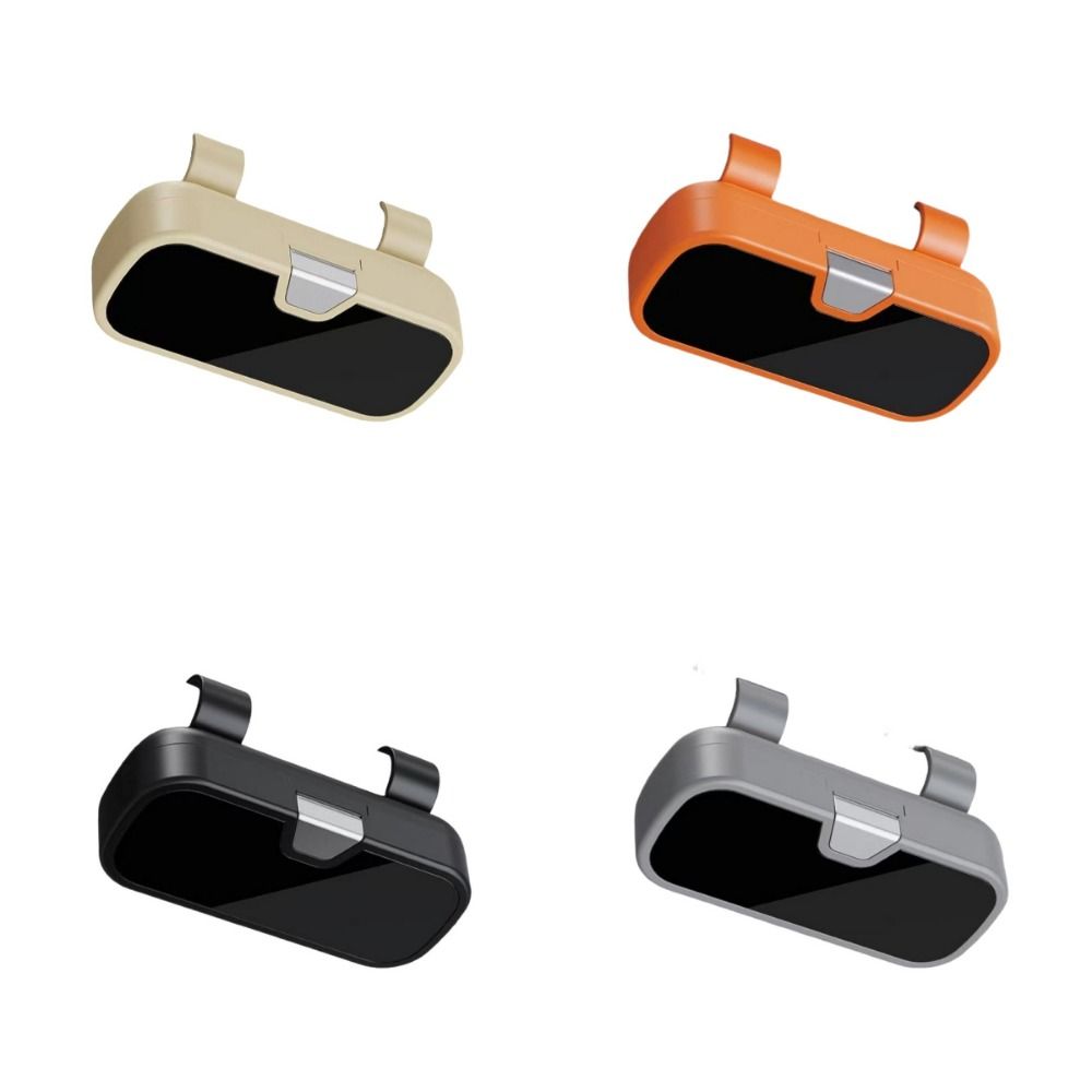Press Switch Car Sunglasses Holder Shock-proof Sun Visor Glasses Holder  Sun Protection