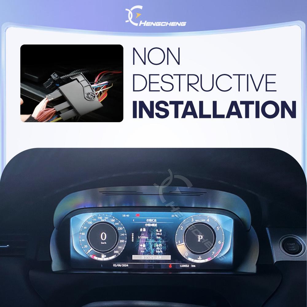 For Land Rover Evoque 2012-2019 Carplay Car Digital Cluster LCD Dashboard PlayerCockpit Virtual Instrument