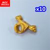 MOC Bricks Scabbard Back Shoulder Pad Neck Bracket 42446 88290 23983 Action Figure Body Wear Accessories Building Blocks Toys