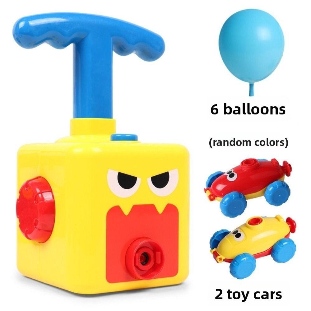 Inertial Pressure Balloon Powered Car Duck Style Inertia Air Power Balloon Car  Science Experiment