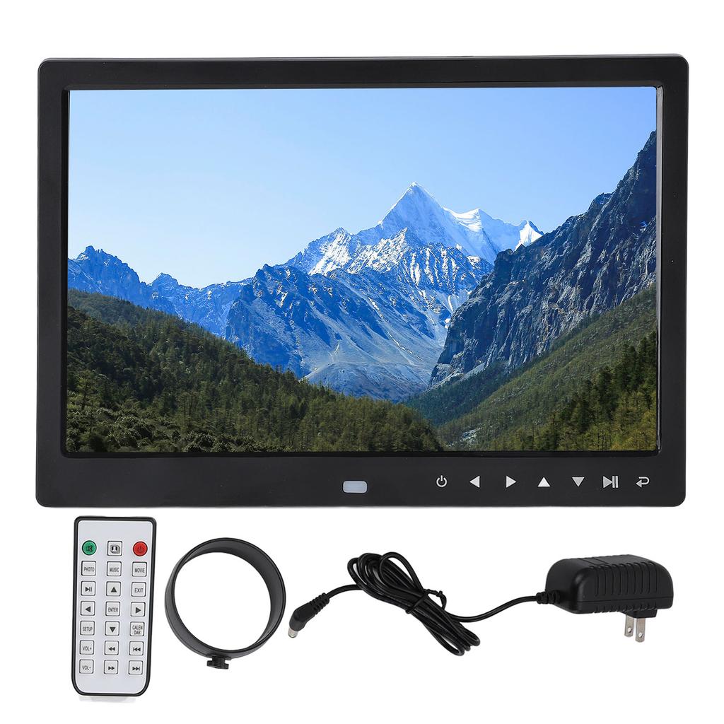 Digital Picture Frame 12in USB HD Load Photo Video From Phone Multi Function Advertising Machine with Speaker