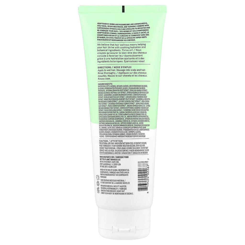 Juice Cleanse Supergreens & Adaptogens Conditioner™, All Hair Types, 236 Ml (8 Fl Oz)