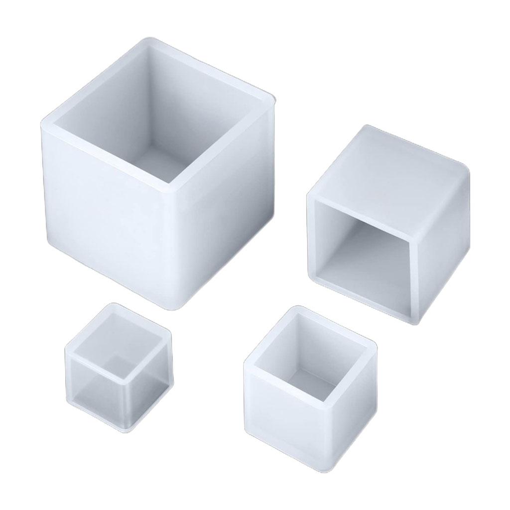 DIY Crafts Candle Decor Mold Square Silicone Mould Jewelry Casting UV Epoxy Mold 1