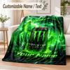 Personalisierte Flanelldecke Monster Energy Aufdruck Warm Gemütlich Decke Zuhause Sofa Bettwäsche