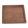 Black Walnut Tray Simple Fashion Serving Tray Serve Tea Fruit Cheese Wine Or Meals Small Square