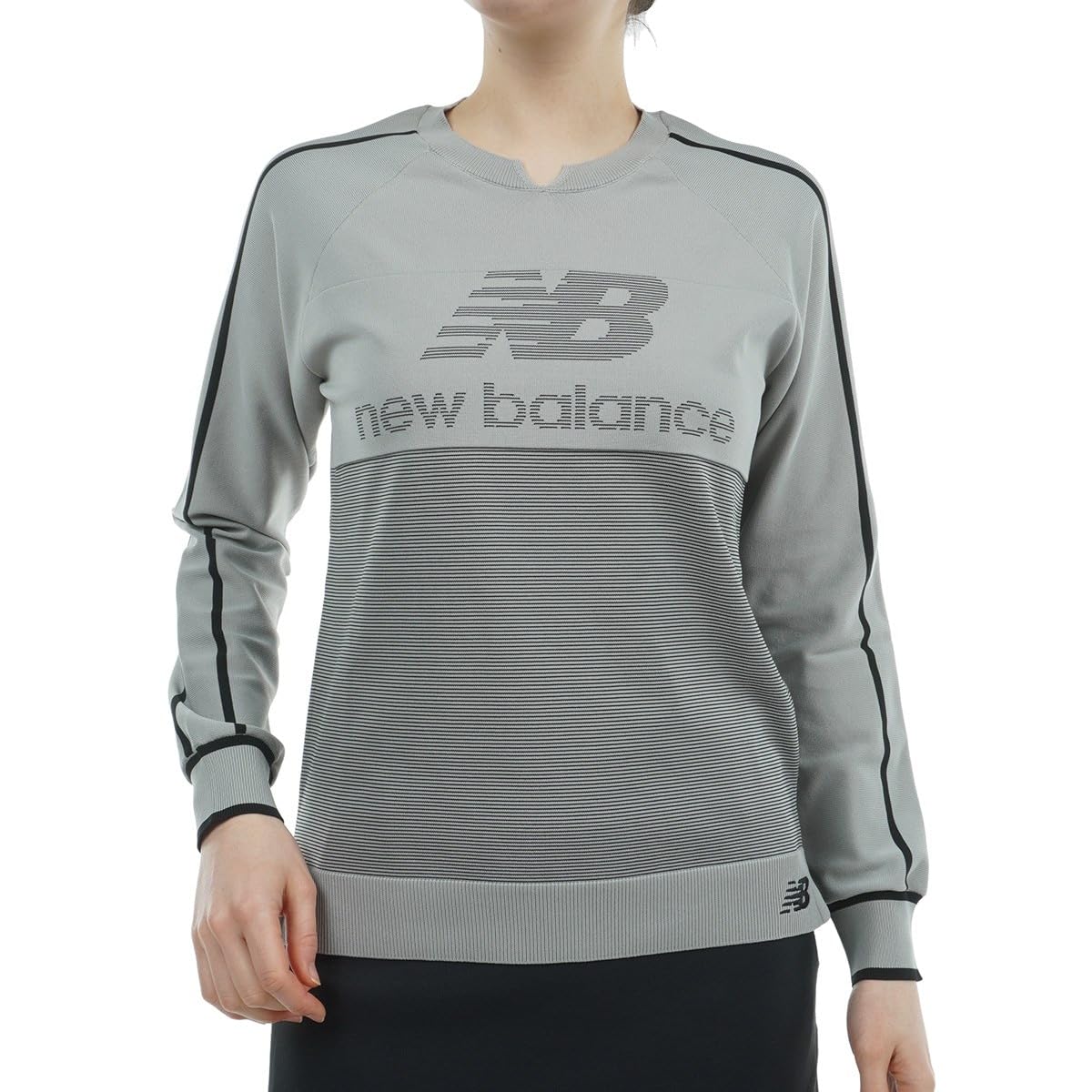

Golf Crew Neck Knit Recycled 1 [New Balance] Women s (Stretch Material) / 012-4170502 022_Gray [M]