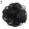 Famous Beautyful Lady Wavy Bud Synthetic Extension Hair Bun Curly Chignon Hairpieces