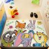 Disney Cartoon Doormat Mat Cute Front Door Rug Home Decoration Foot Pad Living Room Entrance Carpet Rug Color Room Decoration