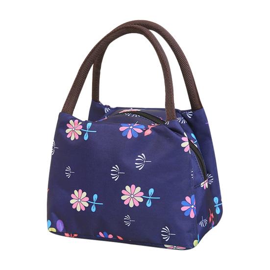 

Lunch Bag Portable Opening Large Bento Bag Waterproof Oxford Lightweight Tear-Resistant Work A