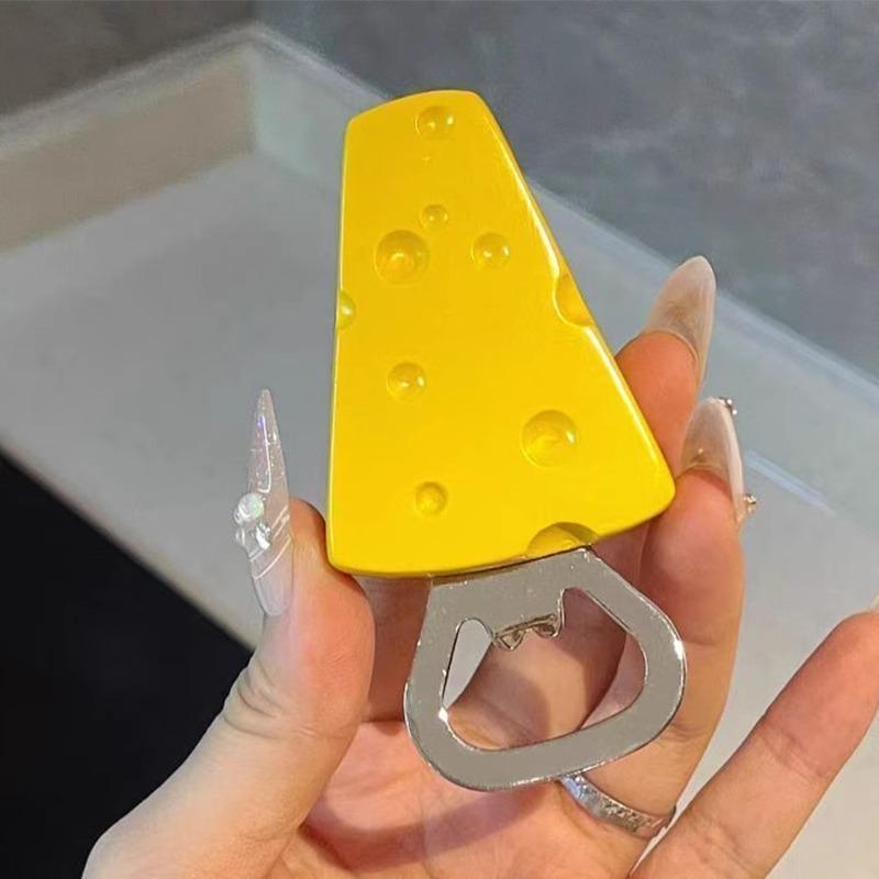 

Магнитная открывалка для пивных бутылок и магнит на холодильник с мультяшным дизайном сыра