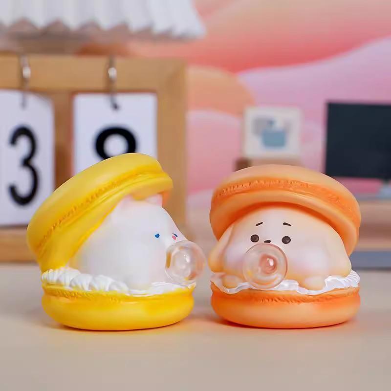 1/4Pcs Office Funny Vent Toy Creative Cute Animal Spit Bubble Burger Stress Relief Pinch Kid's Toys Desktop Decorative Ornament