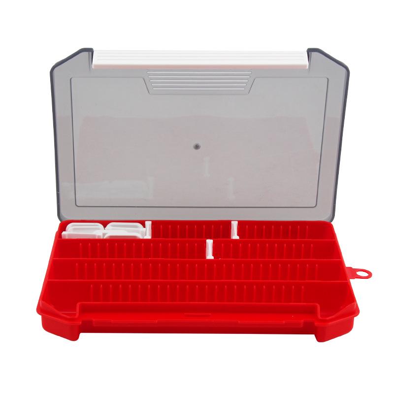 Single Layer Multi-Use Storage Box for Lures, Sinkers, Stoppers, & Connectors