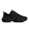 Fila FLUID 7 Abrasion Resistant Lightweight Breathable Low Top Chunky Sneakers Women's Black/Shadow Black Gray F12W632103FBK