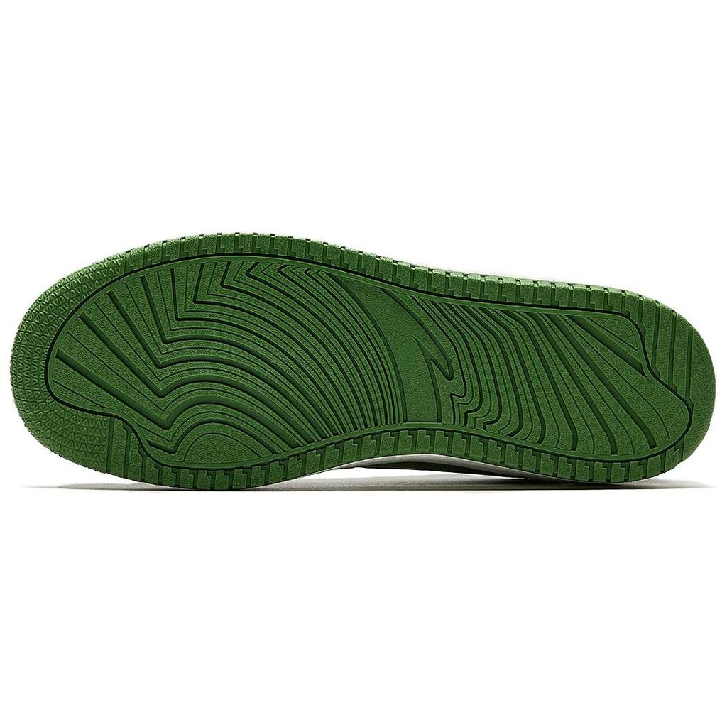 Anta Slip Resistant Abrasion Resistant Low top Skateboard Shoes Women's White Green 122538033R-4