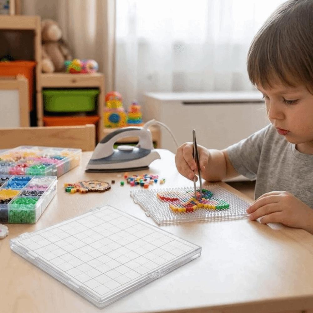 Anti-Spill Perler Bead Storage Box Transparent Semi-finished Storage Box Project Storage