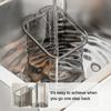 Wall Mounted Kitchen Organizer Suction Cup Produce Holder Removable Rotating Storage Baskets for Kitchen Fruits Vegetables And