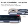 Luxury Magnetic Stand Two-Layer Protection Phone Case For iPhone 17 16 15 11 12 13 14 Pro Max For Magsafe Metal Ring Holder Cover