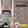 Clip Regolabili per Vestiti da Donna con Decorazioni a Farfalla - Accorciamento Istantaneo delle Maniche, Adatte per Camicie, Vestiti, Pantaloni
