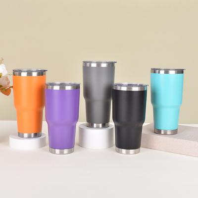 Stainless Steel Spray Car Cup Outdoor Portable Large Capacity Thermos Cup Large Capacity Accompanying Ice Bully Cup