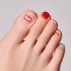 OHORA Pedi Gel Nail Strips Collection Glossy Summer Pedicure Nail Art Stickers (7 Types)