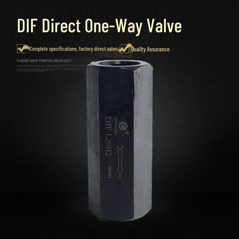 

Hydraulic Check Valve L10H1 Straight-Through Pipe Type 0H H2, forward opening pressure 0.4Mpa