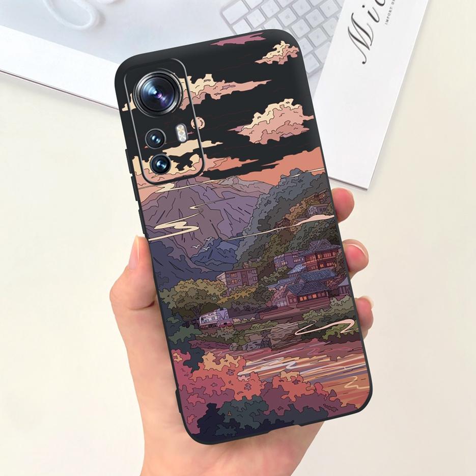 For Xiaomi Mi 12 Lite 5G Case Cute Fashion Cartoon Cover Soft Silicone Phone Case For Xiaomi Mi 12 12X Mi12 Pro 5G Fundas Bumper