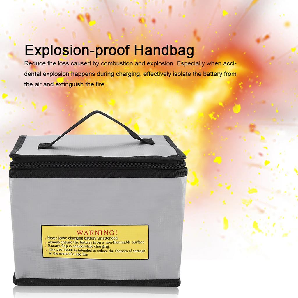Portable Safe ExplosionProof Handbag for Charging Battery Security Bag