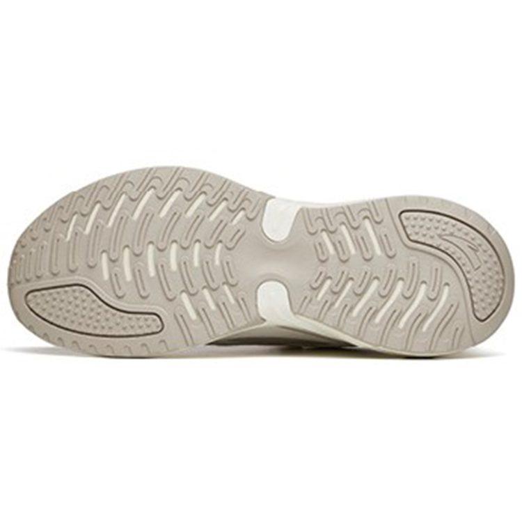Anta C37 2.0 Comfortable Cushioning Slip Resistant Abrasion Resistant Breathable Low top Running Shoes Men's White Gray 112145537R-9